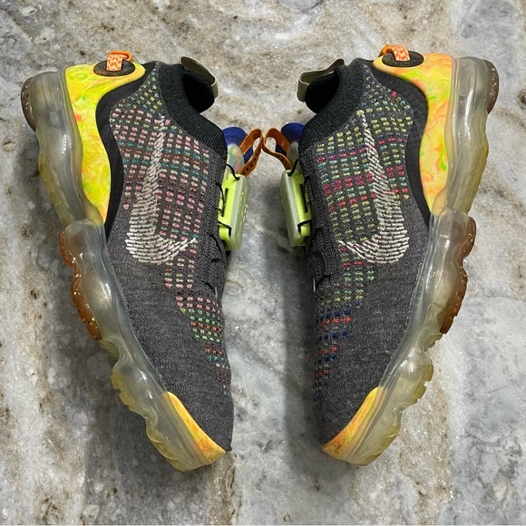 Nike Air Vapormax 2020 FK Flyknit Iron Grey Multicolor CJ6741-002 Size 9.5 - Picture 12 of 12
